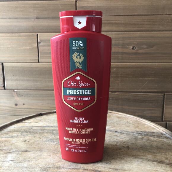 New Old Spice Prestige Scent Of Oakmoss Body Wash 709ml / 24oz - Picture 1 of 6